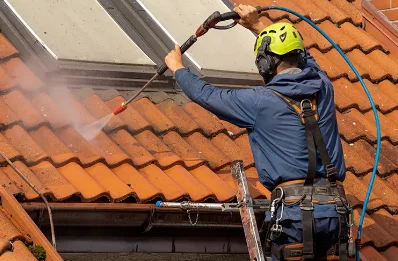 Démoussage et hydrofuge de toiture au Meix